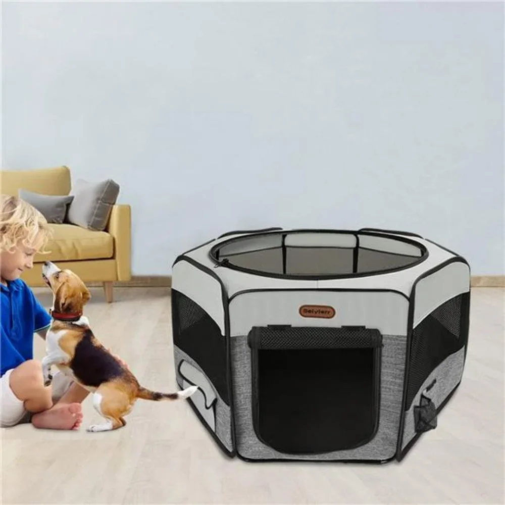 Dog Playpen, Portable Pet Playpen, Puppy Playpen, Cat Playpen with Carrying Case